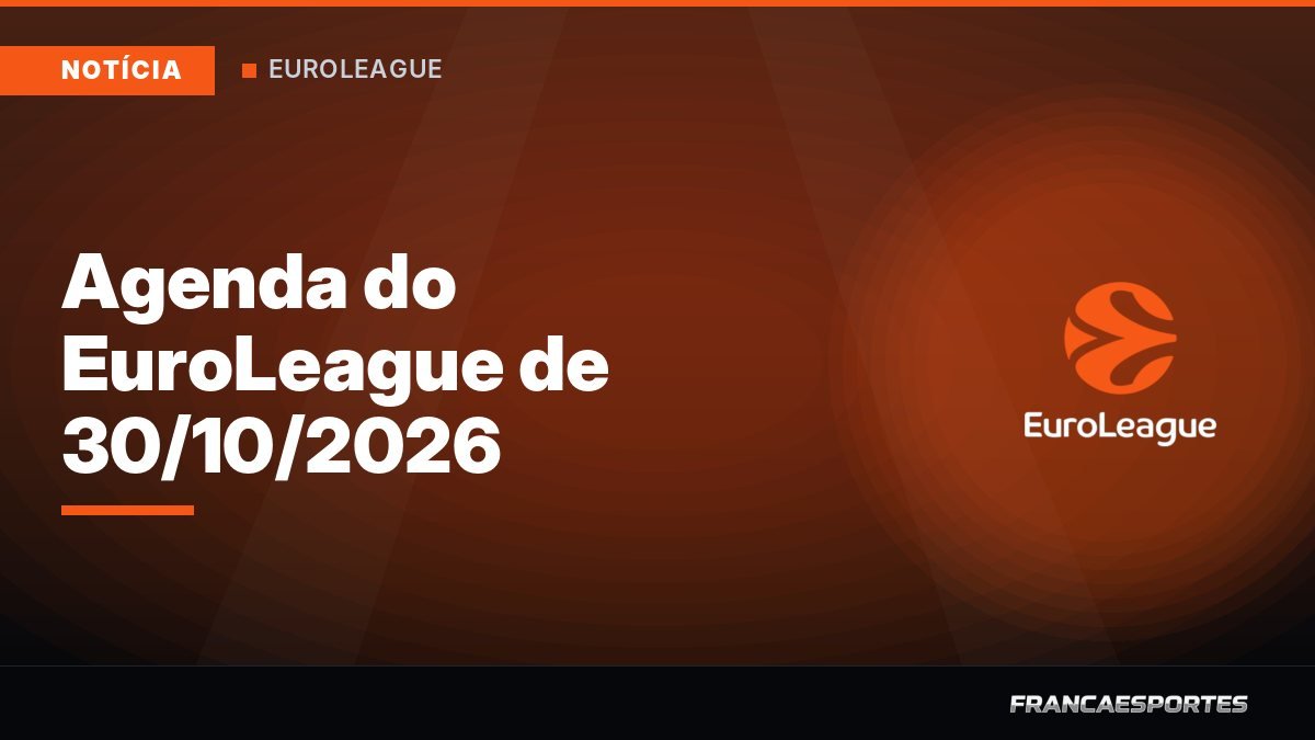 Capa: Agenda do EuroLeague de 30/10/2026