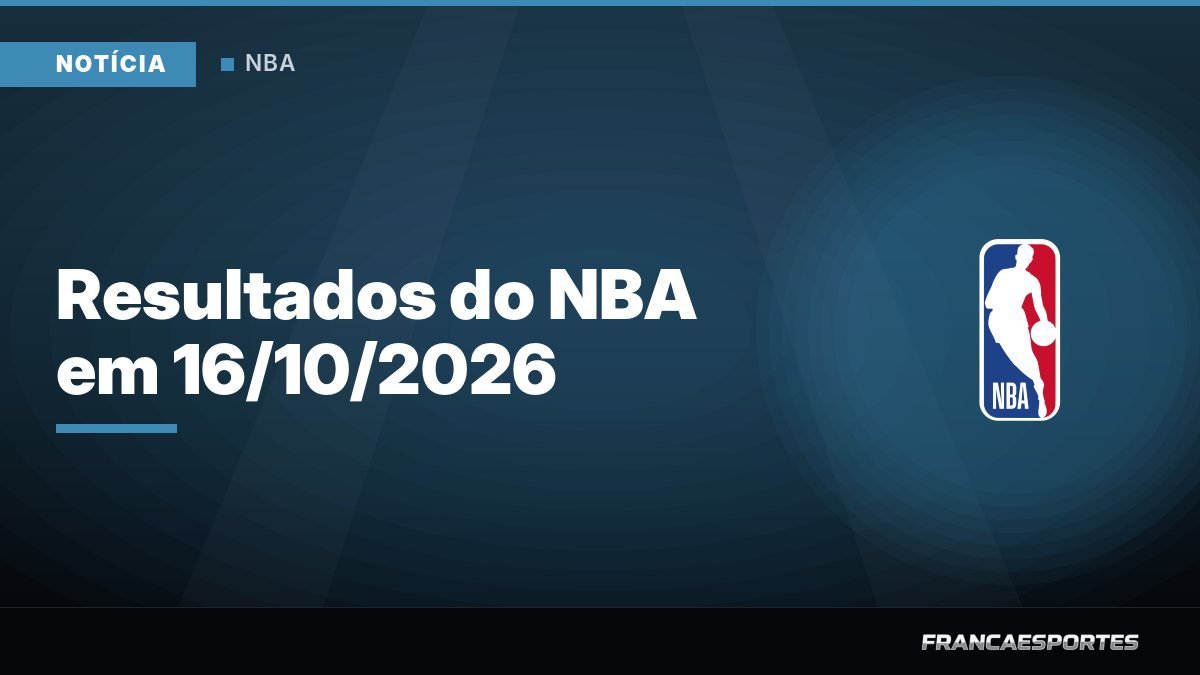 Capa: Resultados do NBA em 16/10/2026